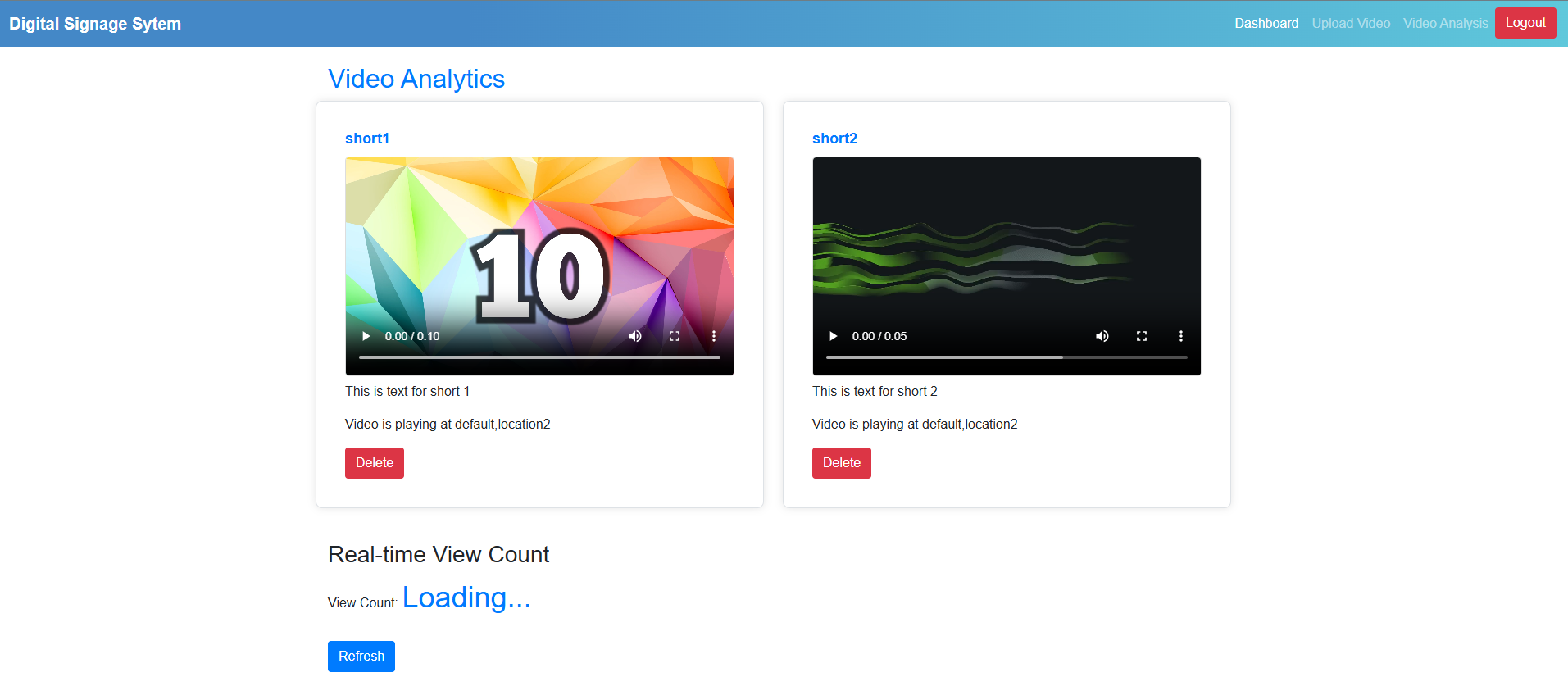 Digital Signage System