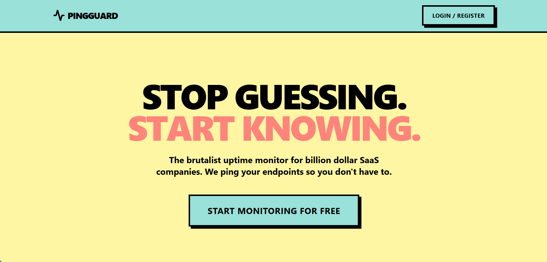 PingGuard - Enterprise Uptime Monitoring